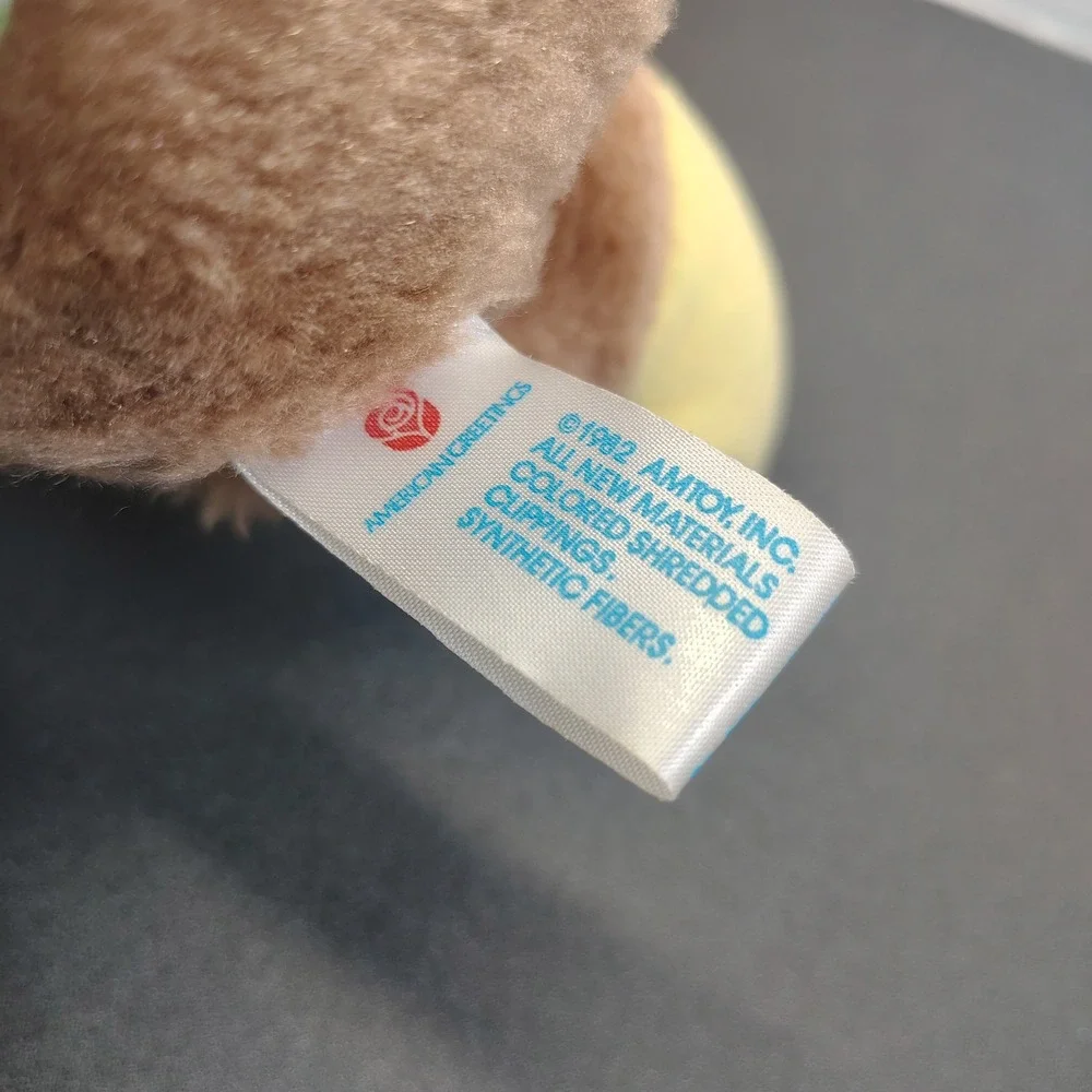 80's American Greetings Amtoy Sleepytime Baby Bear Vintage Plush Teddybear Toy